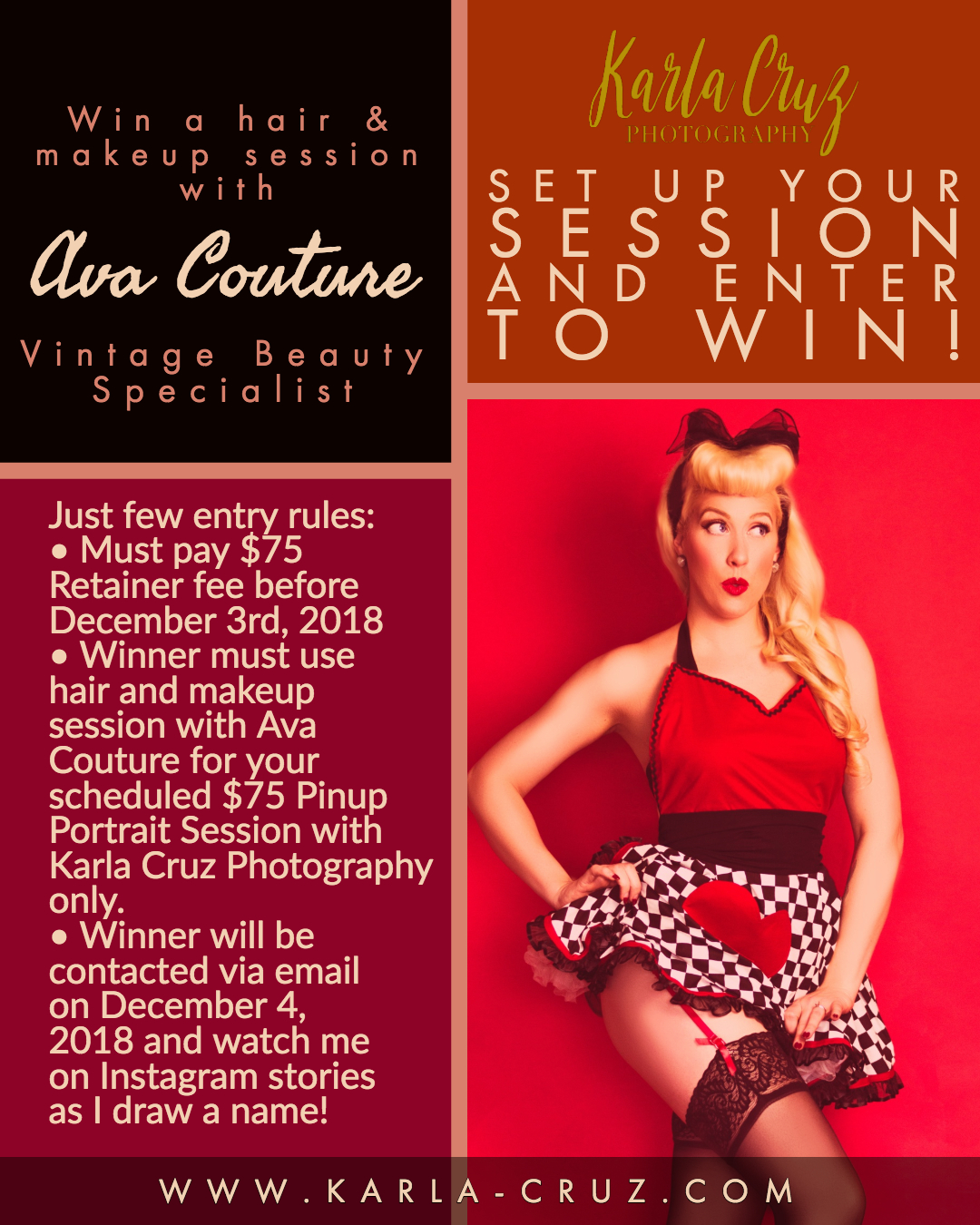 Win a Pinup Makeover!